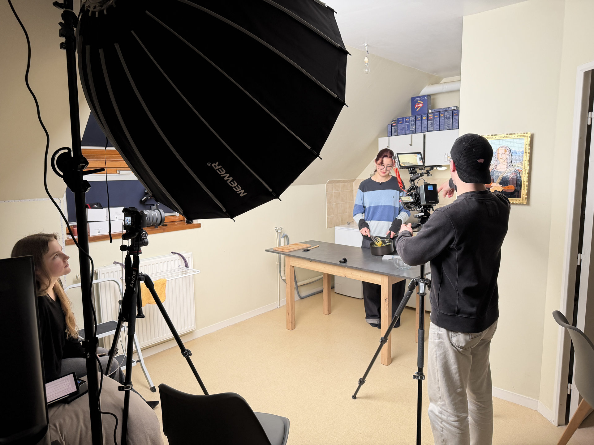 Préparation de la pâte