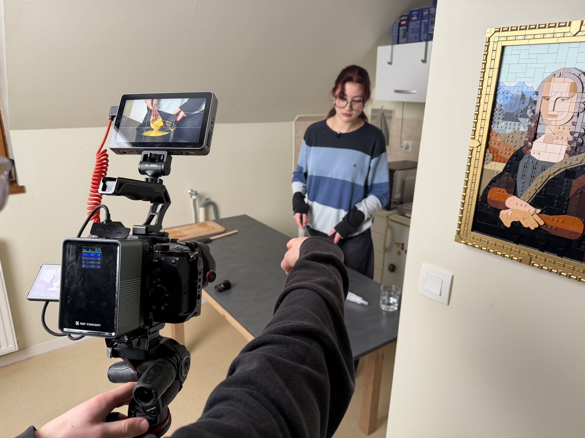 Le pochage de la meringue