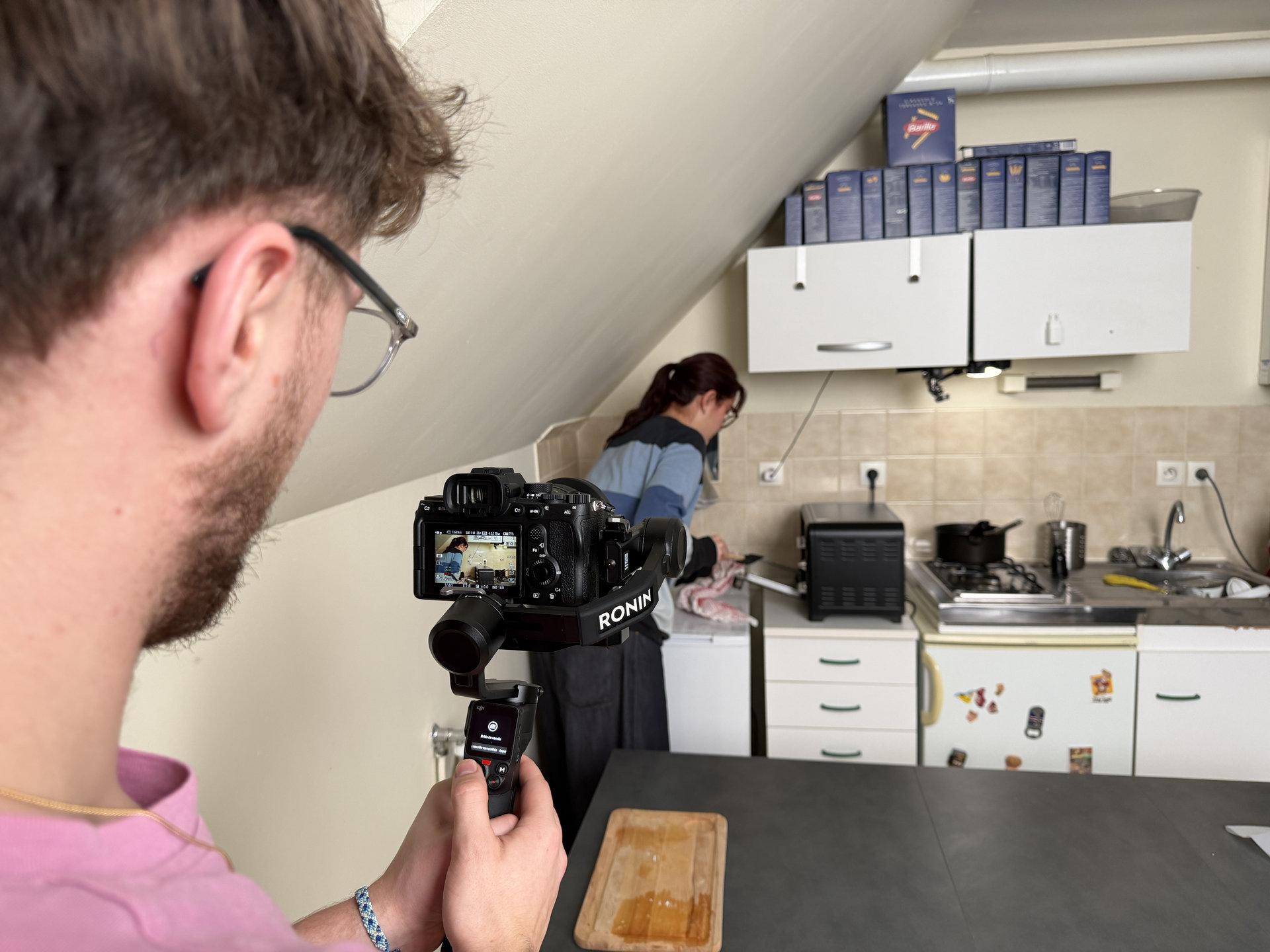 Le pochage de la meringue